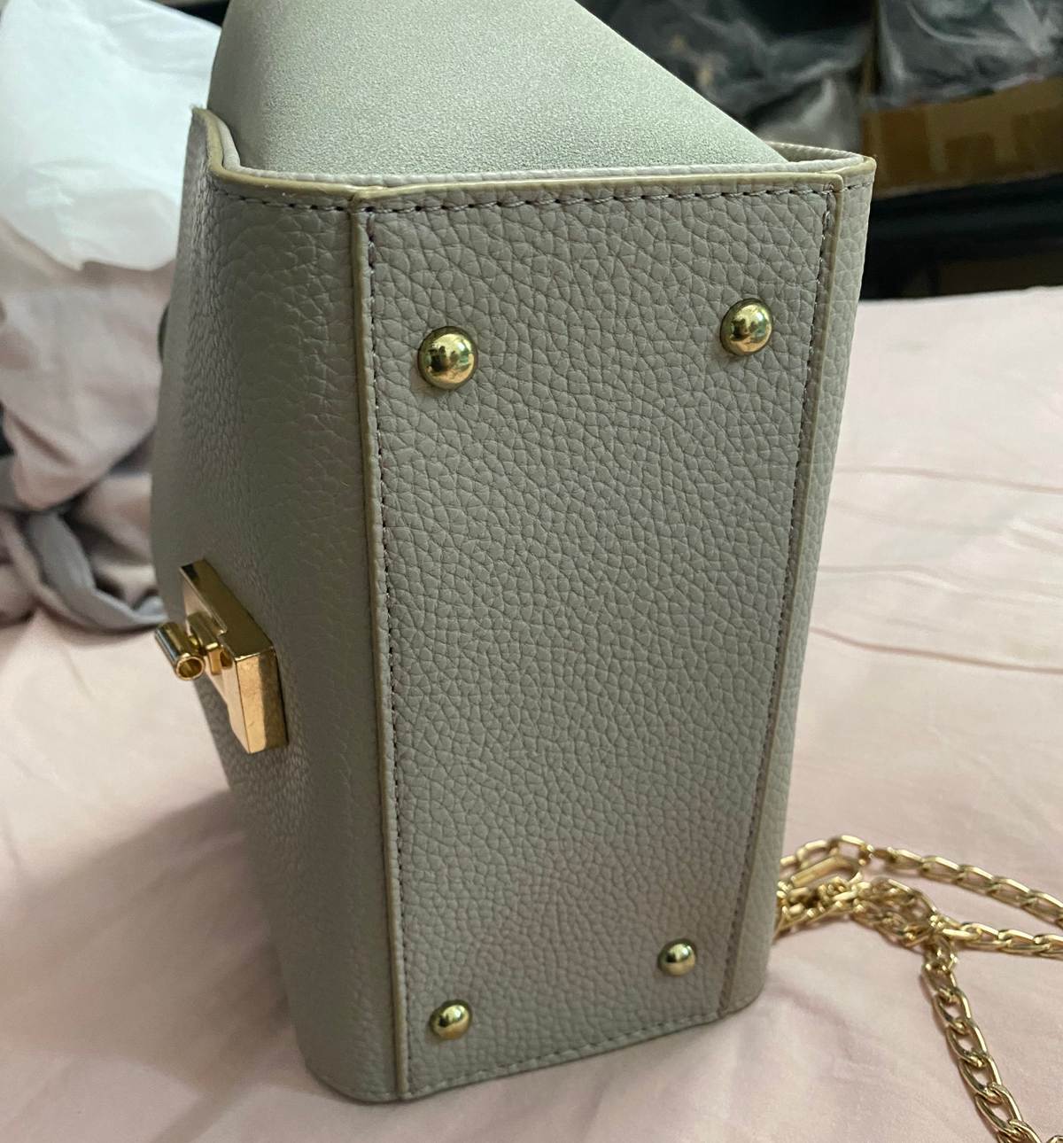 New frosted European and American retro chain crossbody small bag hand-held simple wing bag Bags