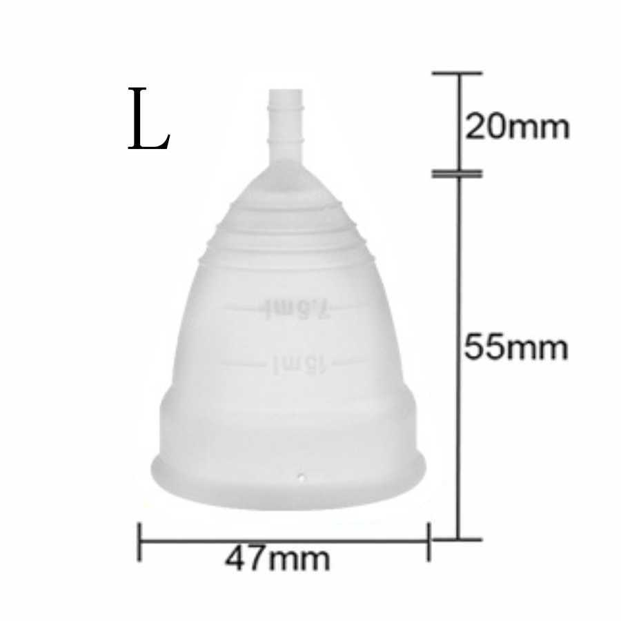 Menstrual Cup Silicone Women's Menstrual Cup Aunt Menstrual Cup Girls' Private Parts Menstrual Period Supplies Sanitary Napkins