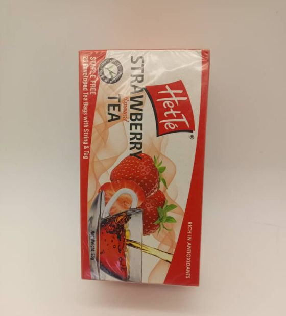 HEtTE STRAWBERRY FLAVOURED TEA 50G