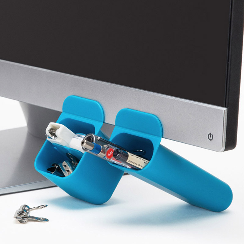 New Creative DIY Screen Pen Pencil Holders Desktop Accessories Bags Desk Organizers Containers Storage Bags