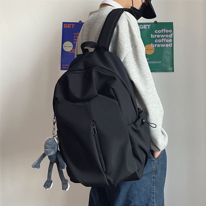 181 New Trendy Fashion Multipurpose Shoulder Laptop Student Bag Large Canvas School Backpack