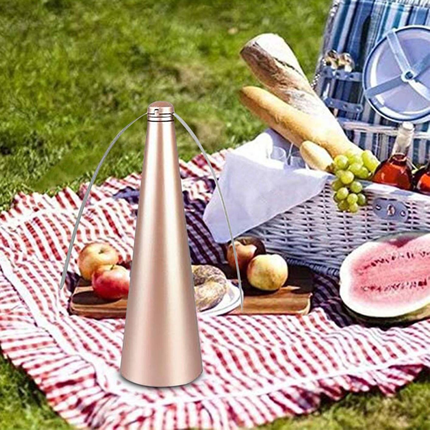 Portable Fan Fly Repellent Fan Keep Flies And Bugs Away From Your Food Enjoy Outdoor Meal
