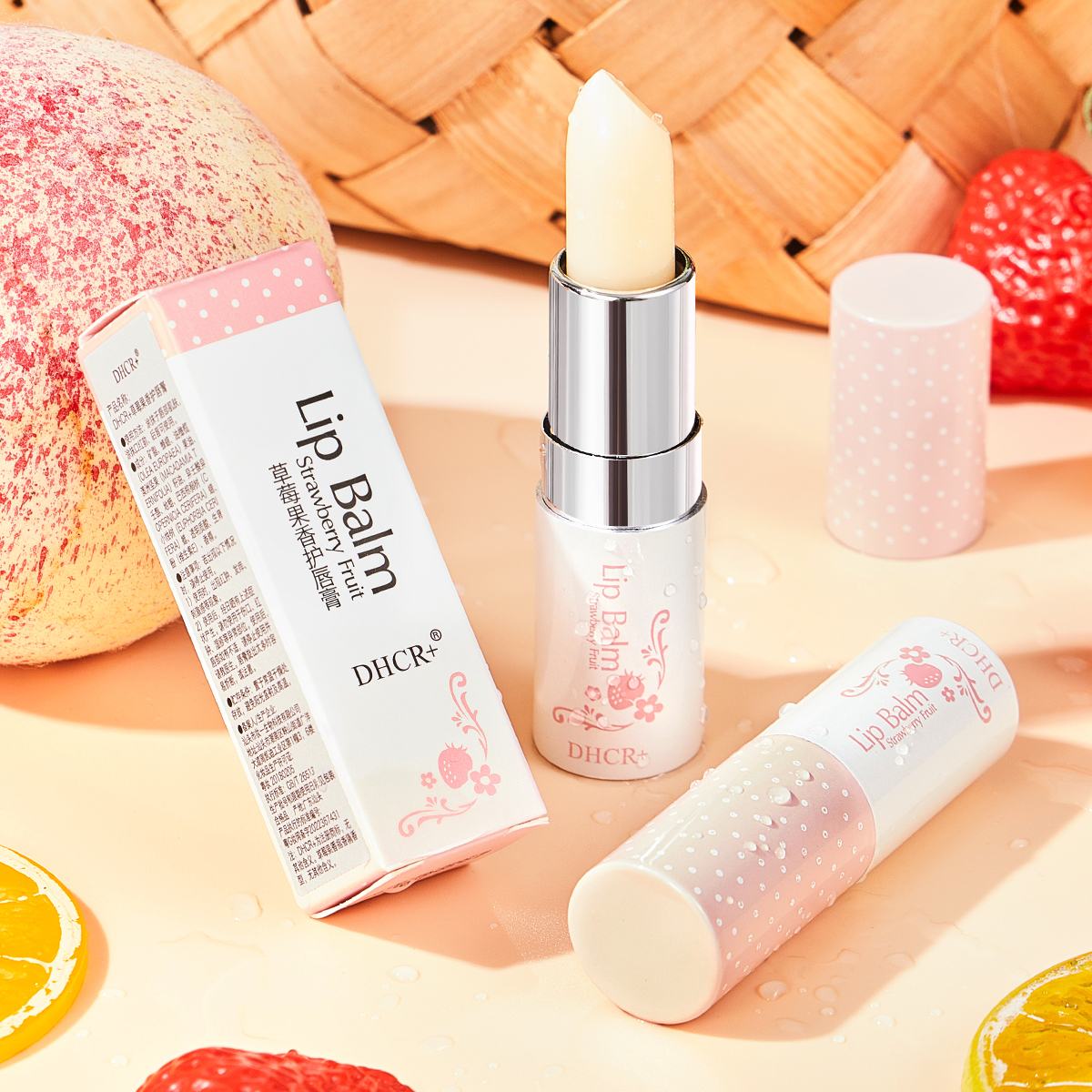 Ciorrter Strawberry flavored lipstick Intensely moisturizing