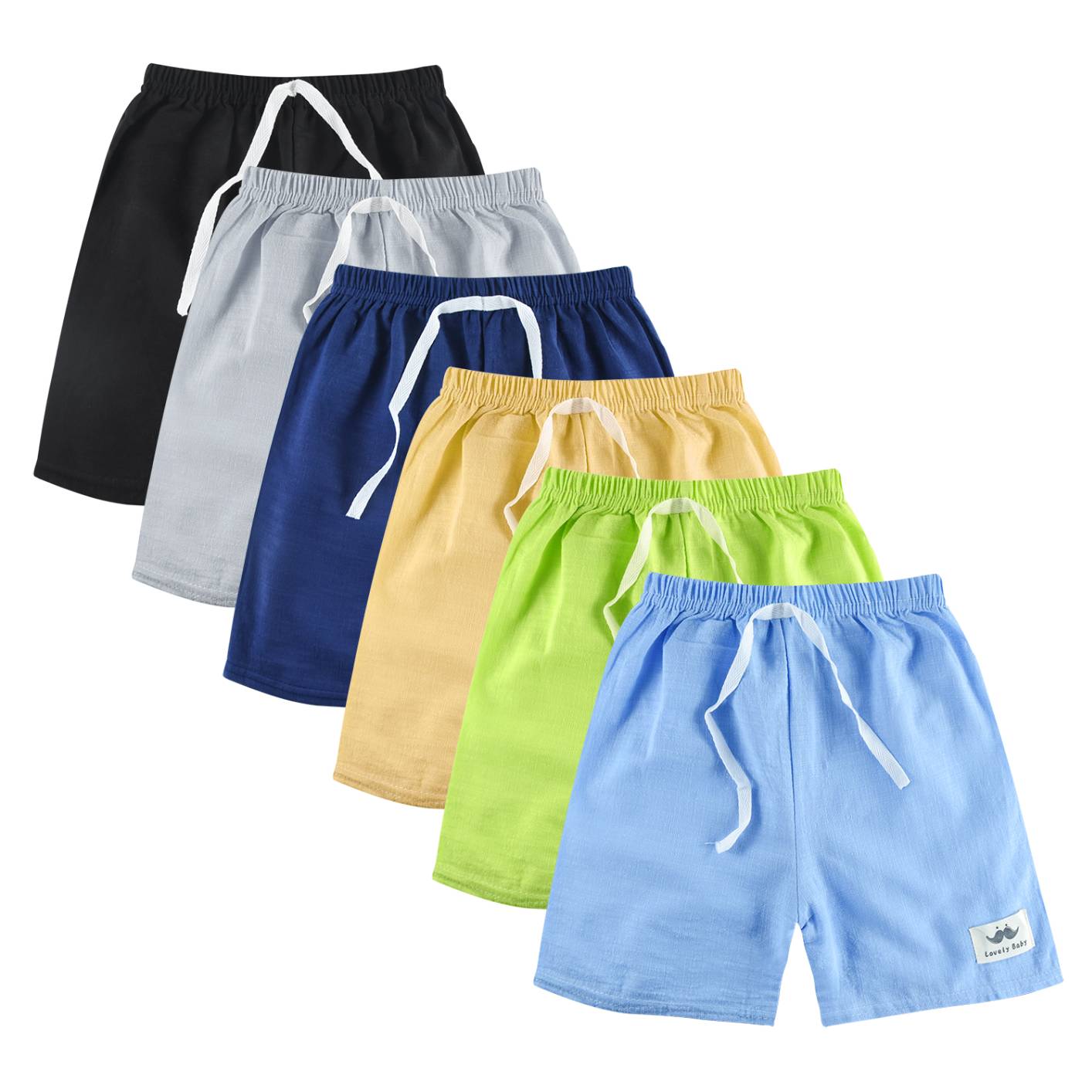 Summer Baby Boy Shorts Fashion Stretch Casual Solid Baby Kids Beach Shorts Pants Newborn Shorts Thin Baby Boy Clothes
