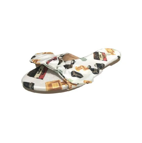Ladies Fashion Multicolor Cloth Open Toe Casual Flat Sandals And