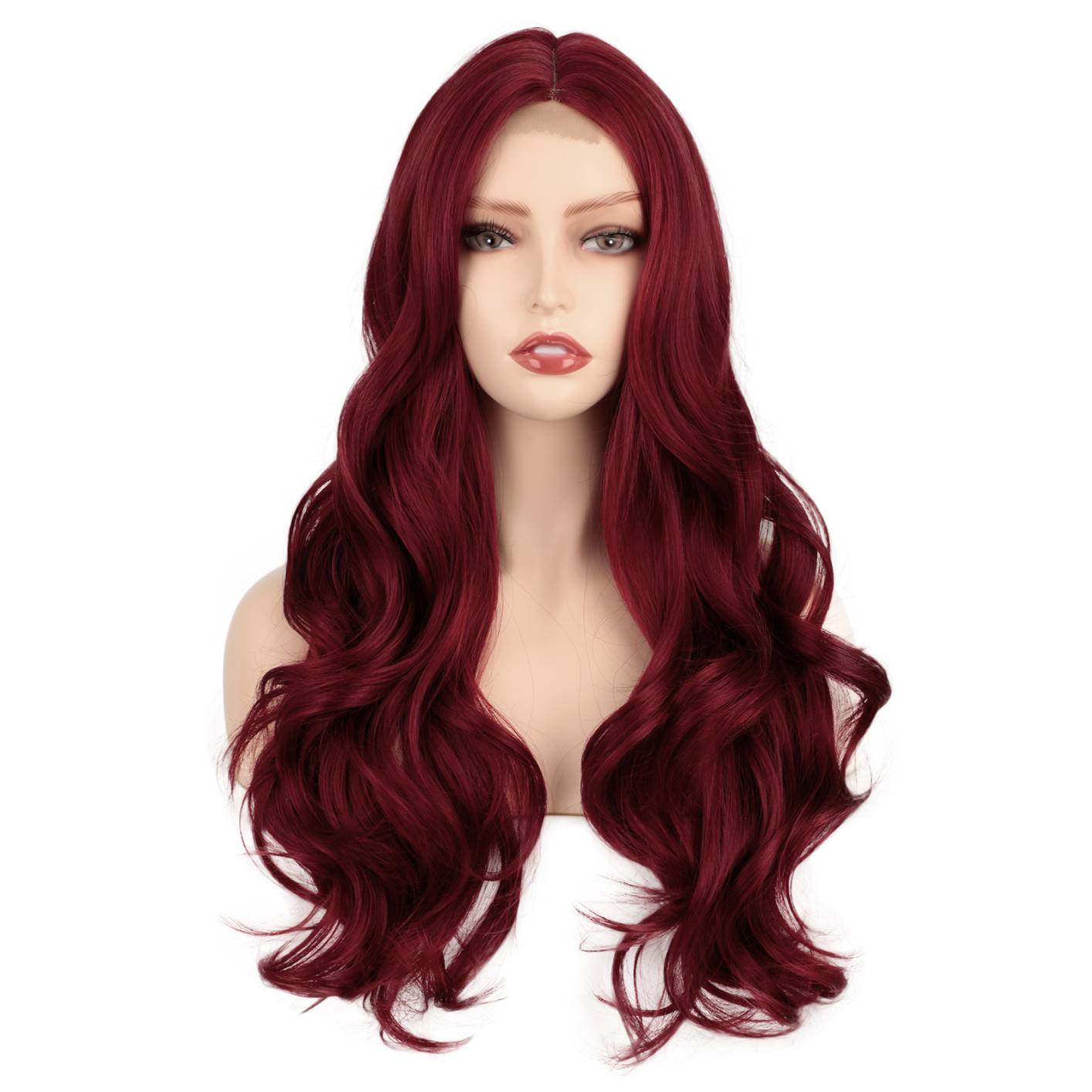 Body Wave HD Small Lace Frontal Fiber Hair Wigs Lace Closure Wig Loose Water Wave Lace Front Wig for Women Pre Plucked