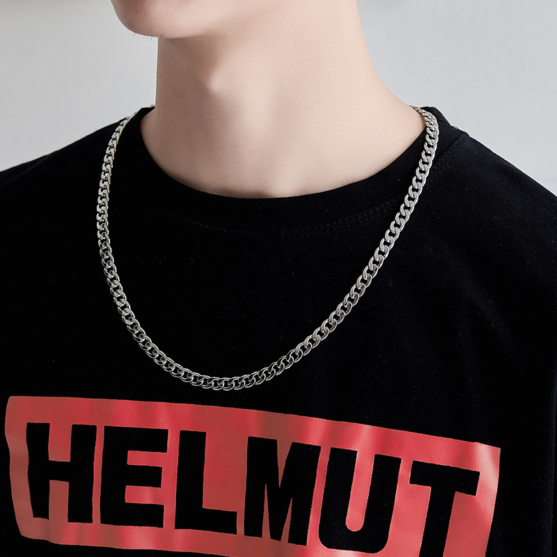 KEDOUXIN Taobao source men's necklace tide clavicle chain female personalized couple chains street students hip-hop decorations
