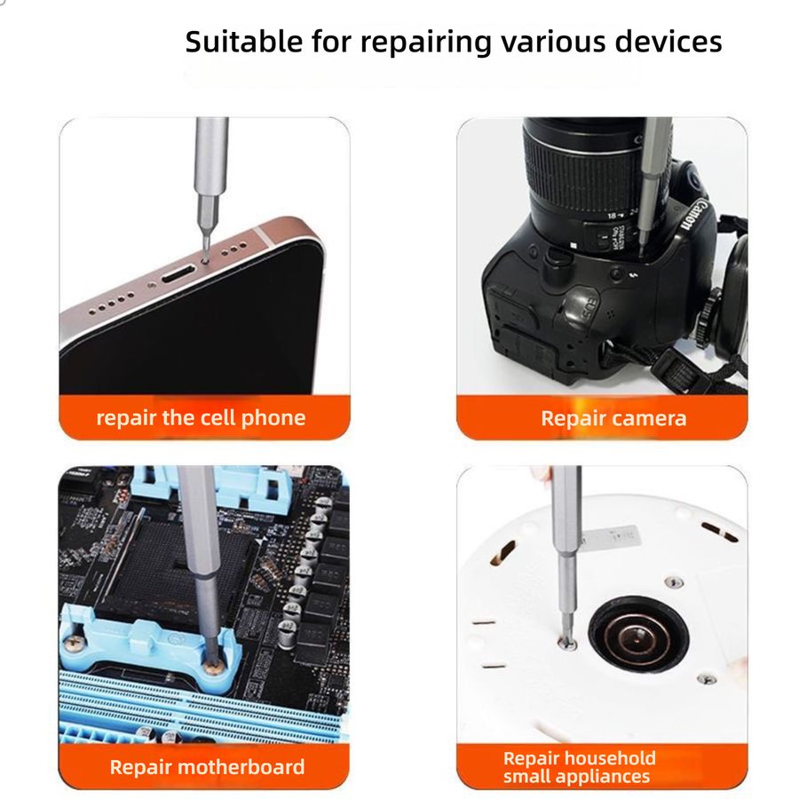 115-in-1 Precision Screwdriver Set - Magnetic Repair Tool Kit