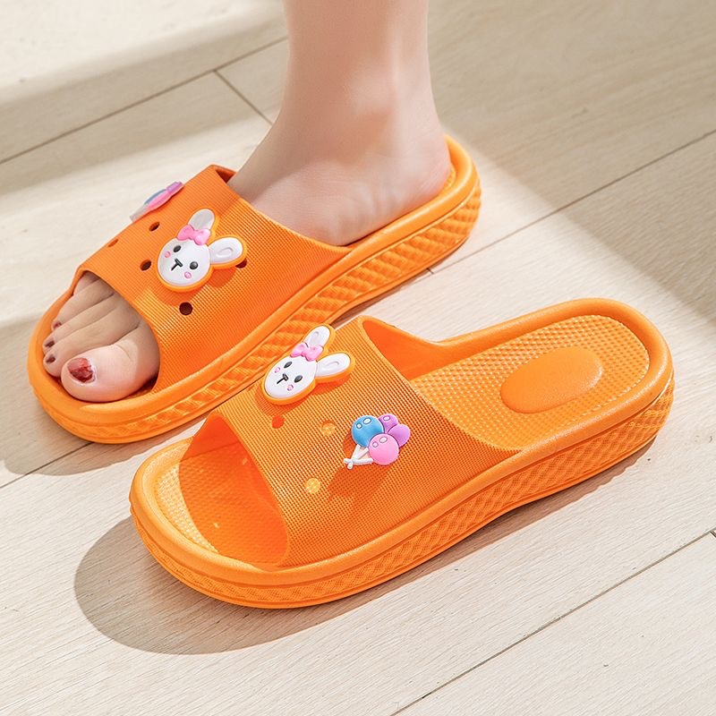 3209 Summer Couple Thick Bottom Sofa Shoes Home Slipper PVC Sandals Bathroom Slippers Women