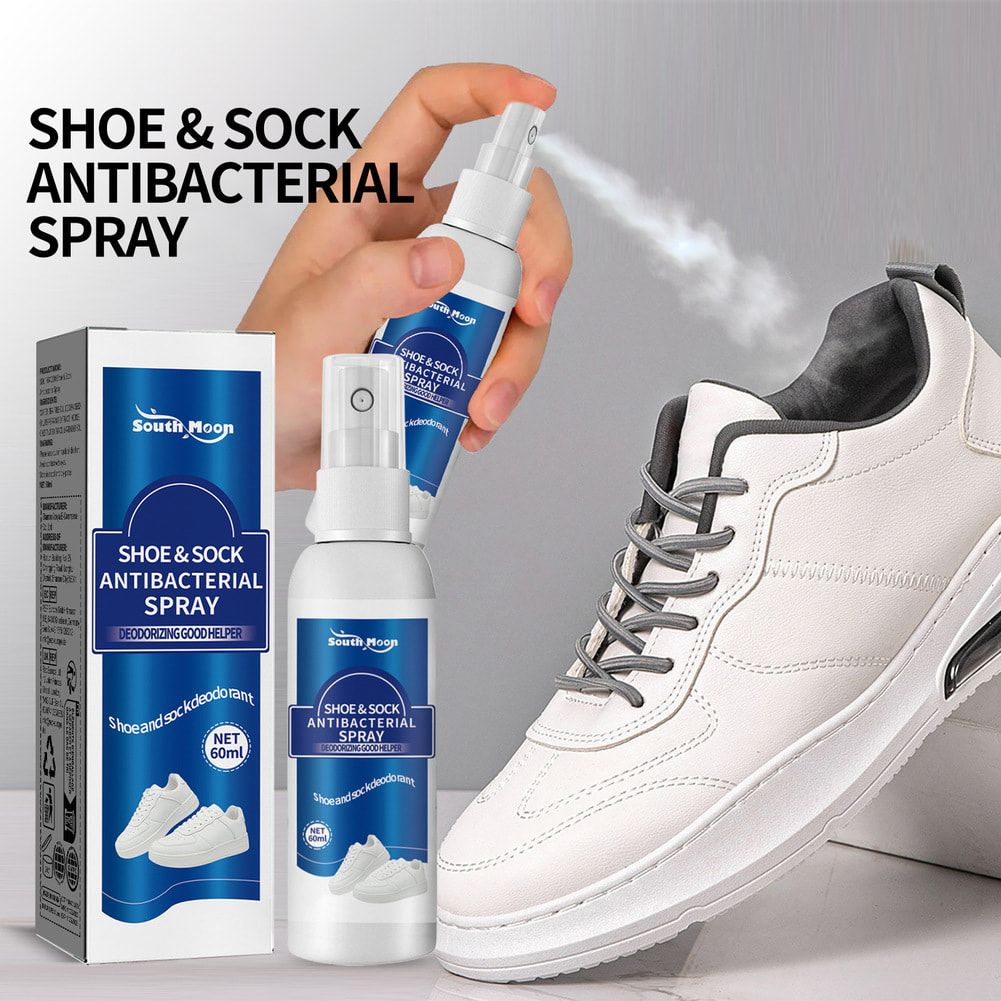 South Moon Shoes Deodorization Spray Antibacterial Antiperspirant Relieve Foot Tinea Beriberi Refresh Shoe Odor Removal Spray