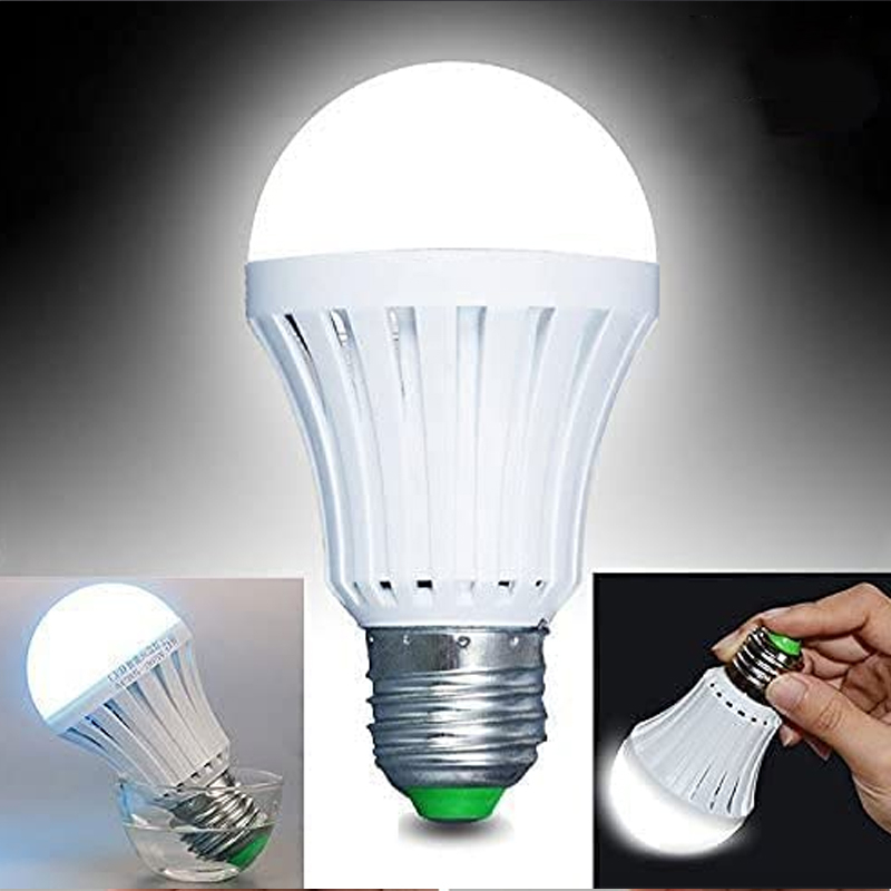 AUNONT LED  5W Emergency Light Bulb Human Conductive Light Bulb Electrostatic Light Bulb B22 Screw Power Failure Automatic Charging Intelligent Super Bright Lighting Emergency Light Bulb 5W