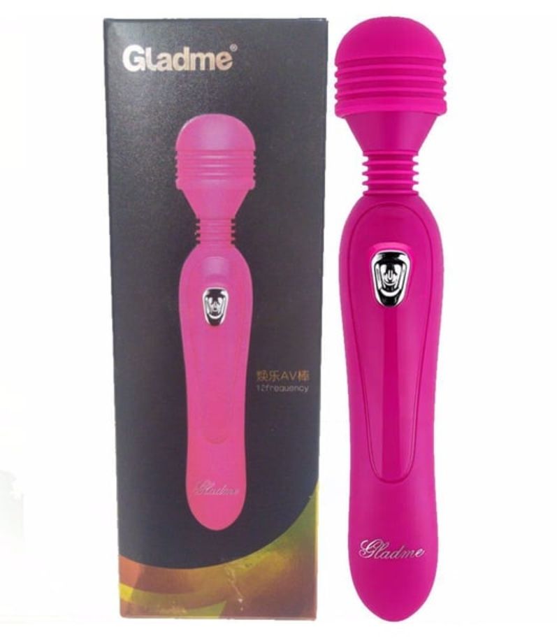 Magic AV Wand Powerful Body Massager Clitoral Vibrator Adult Products Sex Toys for women Couples Sex AV Vibrators 12 Speed High Frequency Silent Stick Massager -Red