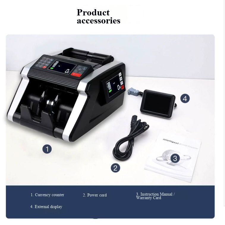 USB Rechargeable Global Currency Bill Detector, Portable Mini Counterfeit Banknote Checker, Support Dollar Euro Ringgit Baht Dong  Money, Convenient Cash Validator for Store Office Travel