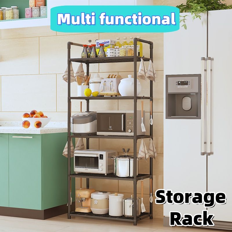 5 layers,4 layers,3 layers,2 layers,Storage Rack，Bathroom storage rack,Kitchen storage rack,Microwave oven storage rack,Multi functional storage rack,multipurpose 