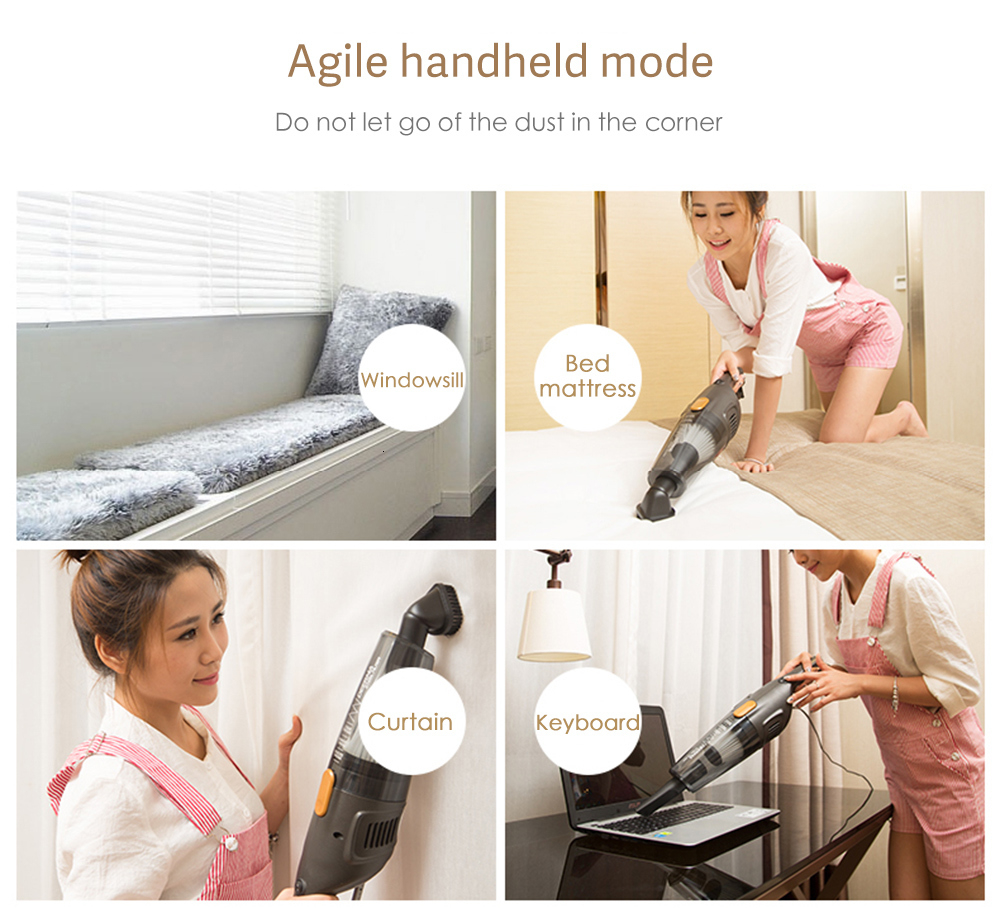 3-in-1 Deerma Household Vacuum Cleaner DX115C 