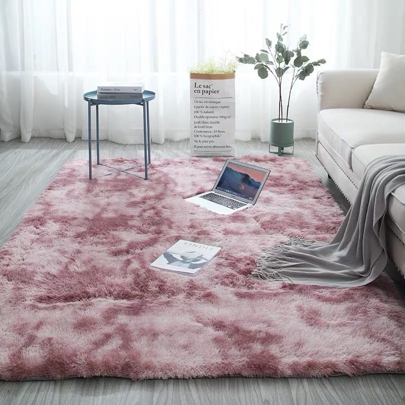 Tie Dye Area Rug for Bedroom Living Room Fluffy Shaggy Gradient Faux Fur Carpet for Kids Adults Fuzzy Plush Home Decor Floor Mat