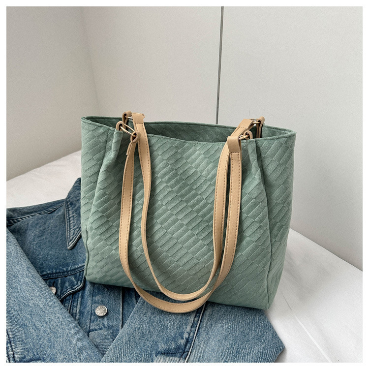 8290-HJ Women's Summer New Casual Solid Color Shoulder Bag Soft Face Zipper Shoulder Bag