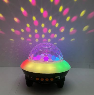 voice control Auto RGB LED moving Sky Light Projector with BT speaker 12 color Change Smart home lights for Gift Party light