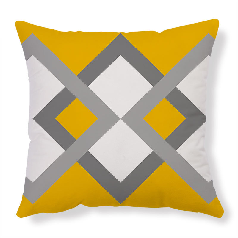 BZ3572-11 Geometric Pattern Cushion Cover Without Filler