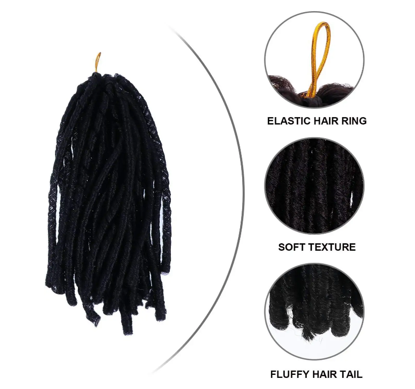 Cozy Cottage Wig 24 Inch 3D Cubic Twist Crochet Dreadlock Extensions for Man/Women,Full Head Handmade Permanent Human Loc Extension Black, Dreadlocks African Dreadlocks 
