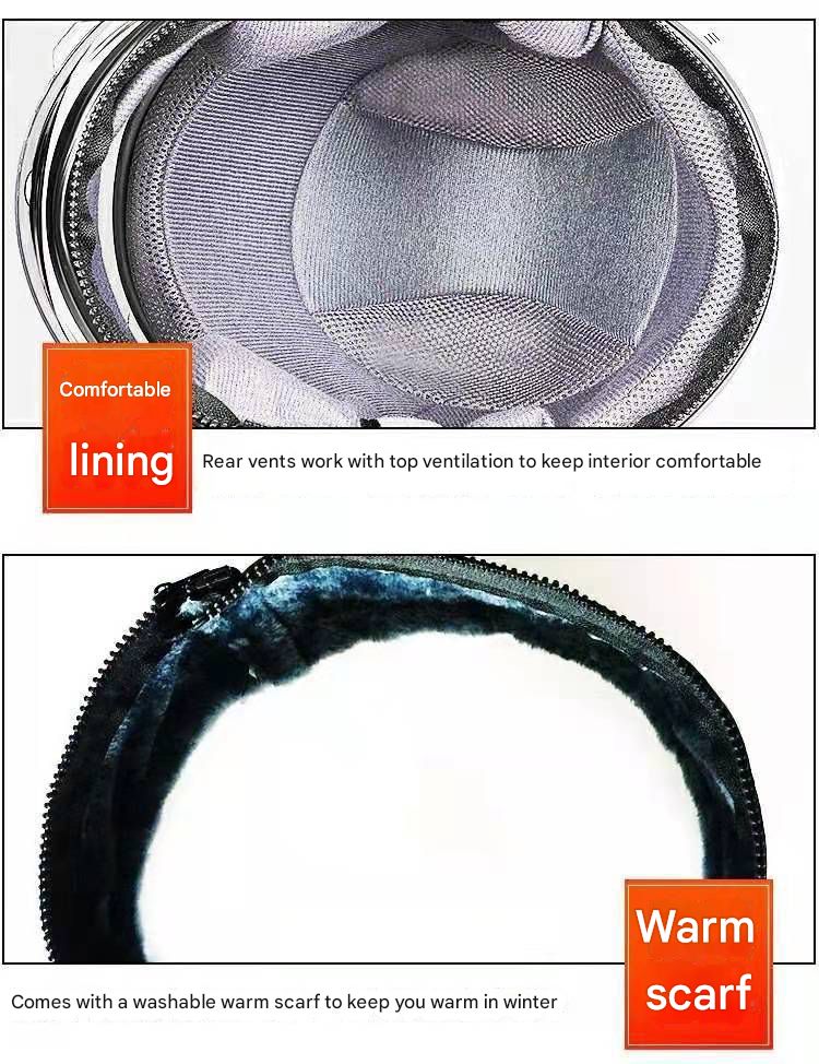 Motorcycle electric vehicle commuter helmet adult men and women motorcycle riding helmet full helmet