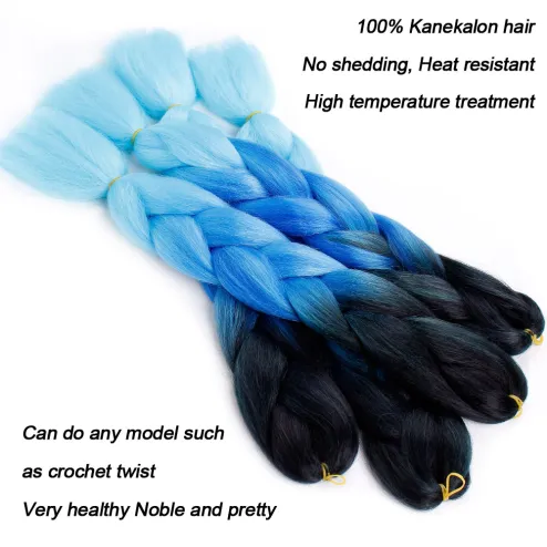 Jumbo Braiding Hair 3pcs #30 Synthetic Ombre braiding Hair Kanekalon  Braiding High Temperature Fiber Crochet Twist Braids (3pcs, 24)