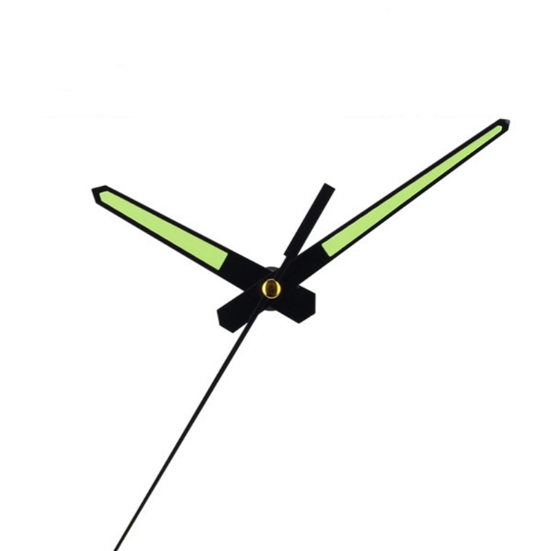 Wall Clock 12 inch 30cm luminous plastic silent wall clock creative bedroom living room minimalist luminous quartz clock CRRSHOP Night Glow Wall Clock