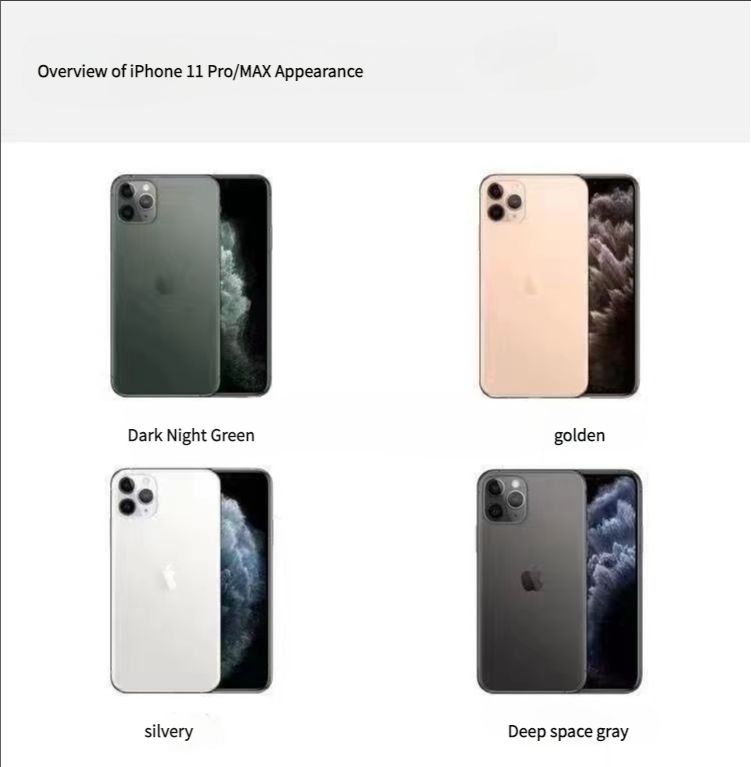 【Highly Recommended】Apple iPhone 11 Pro 64GB|256 GB|512GB - Refurbished and fully unlocked Limited-time offer