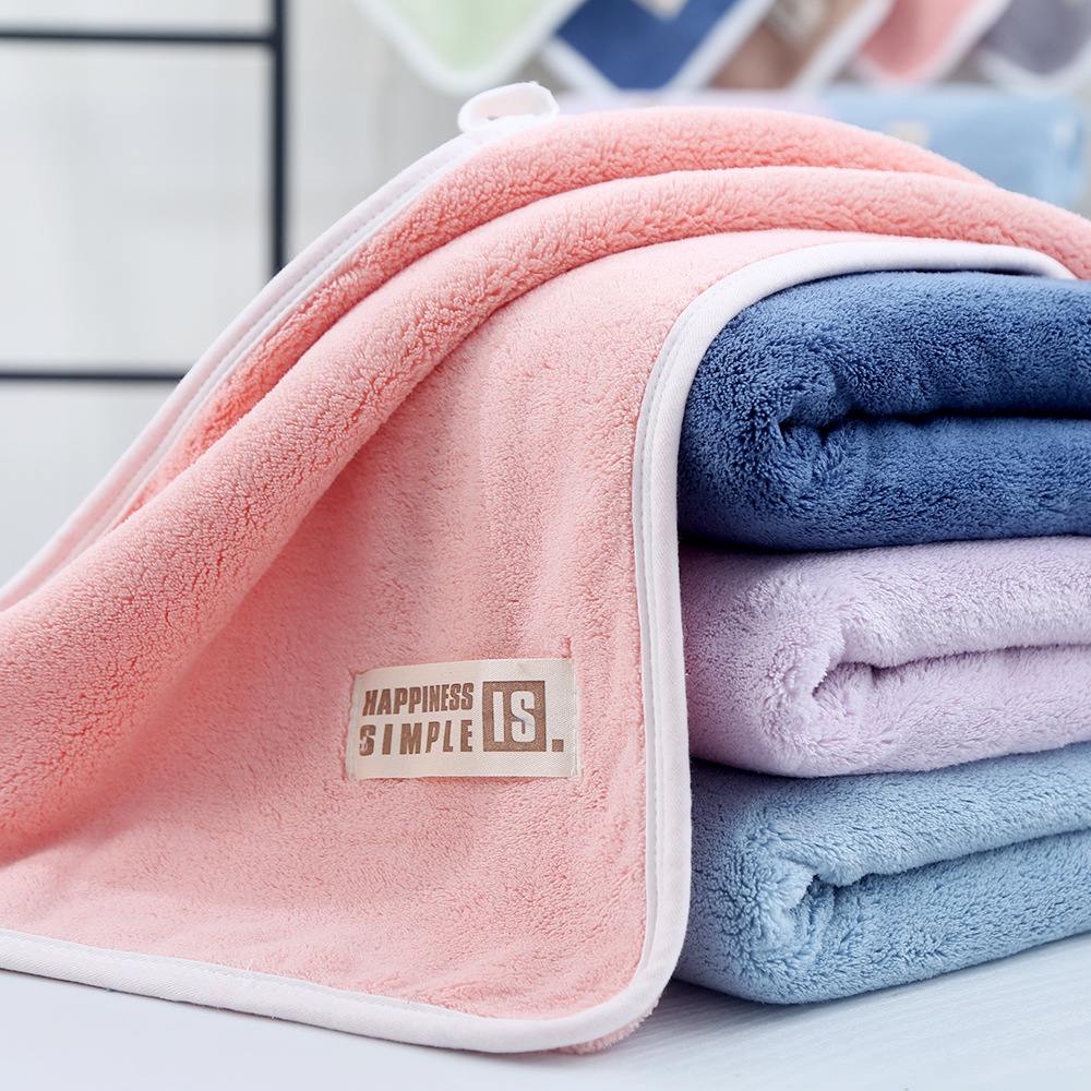 p16346 Coral Velvet Towel Home Fast Drying Soft Cleaning Face Wash Towels Absorbent Thick Hotel Bath Towel