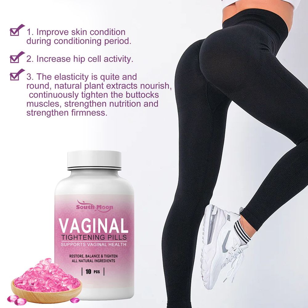 South Moon Buttock Enlargement Capsules Sexy Hip Lift Firming Anti Sagging Big Ass Vaginal Tightening Private Antibacterial Care
