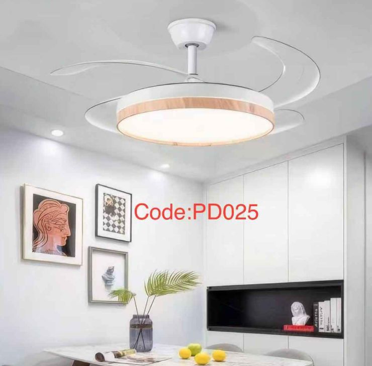 Ceiling Fans with Light and Remote Retractable Music Dimmable 3CCT Reversible BLDC Motor for Bedroom Living Room