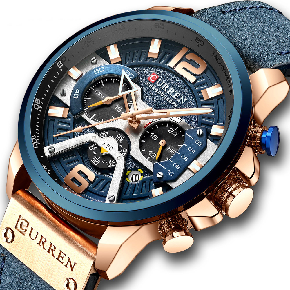 Men's watch，Quartz watches，branded watch，Multifunction watch