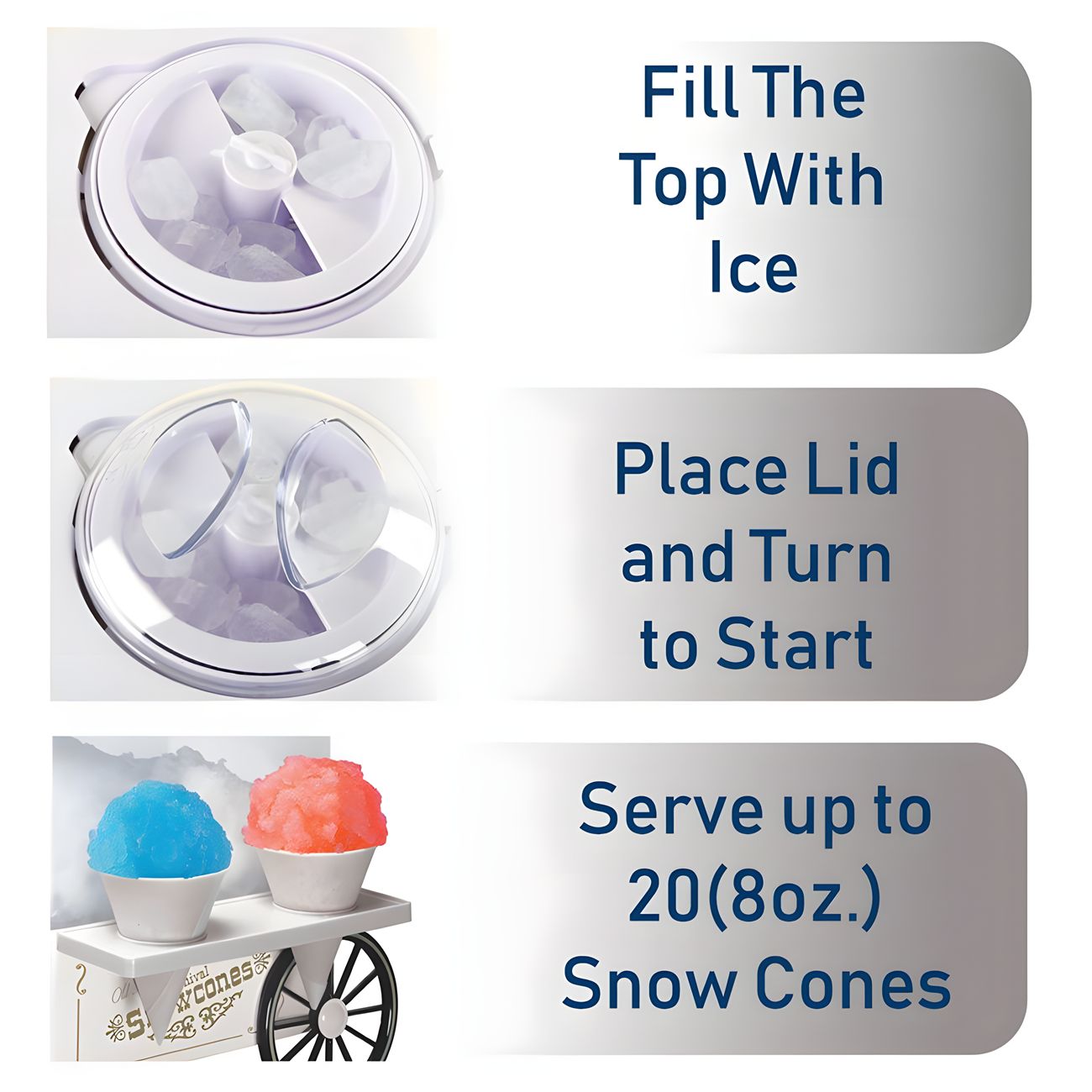 Small Shaved Ice Machine Household American Standard Electric Ice Maker Ice Crusher Smoothie Machine Hail Ice Machine Smoothie Machine