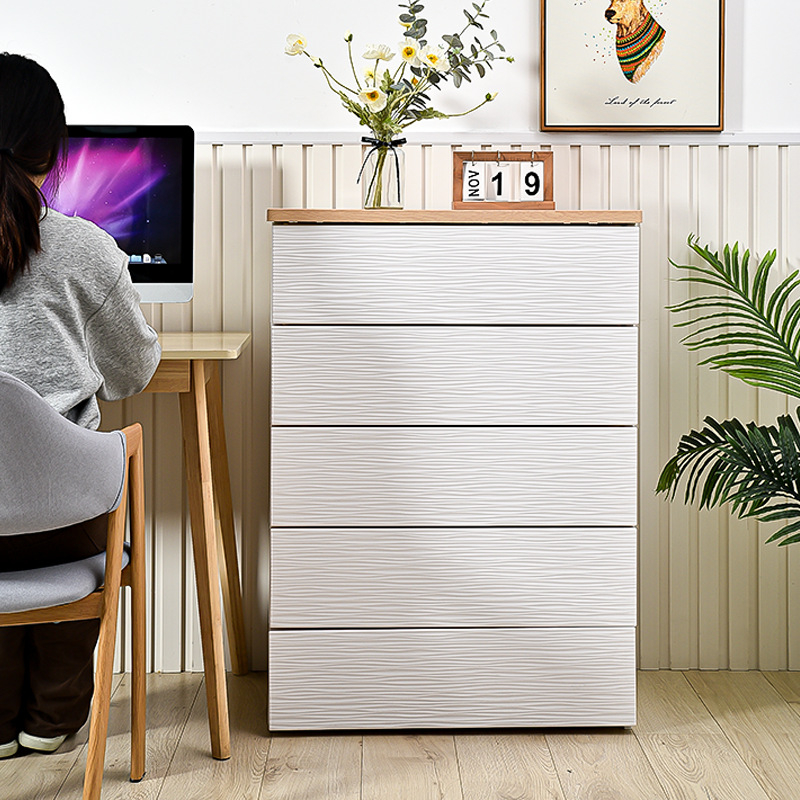 1817/1818/1819 Bedside Table Simple Modern Small Household Bedroom Storage Cabinet Wooden With Drawer