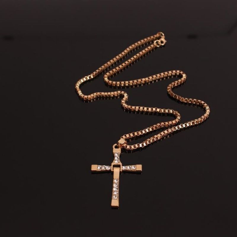 Cross necklace, men's  women's pendant necklace, unisex jewelry free shipping 