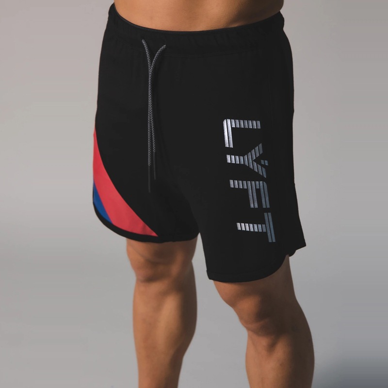 SGX-DK-04 Breathable Stretch Training Sports Shorts Casual Workout Fitness Running Athletic Men Gym Shorts