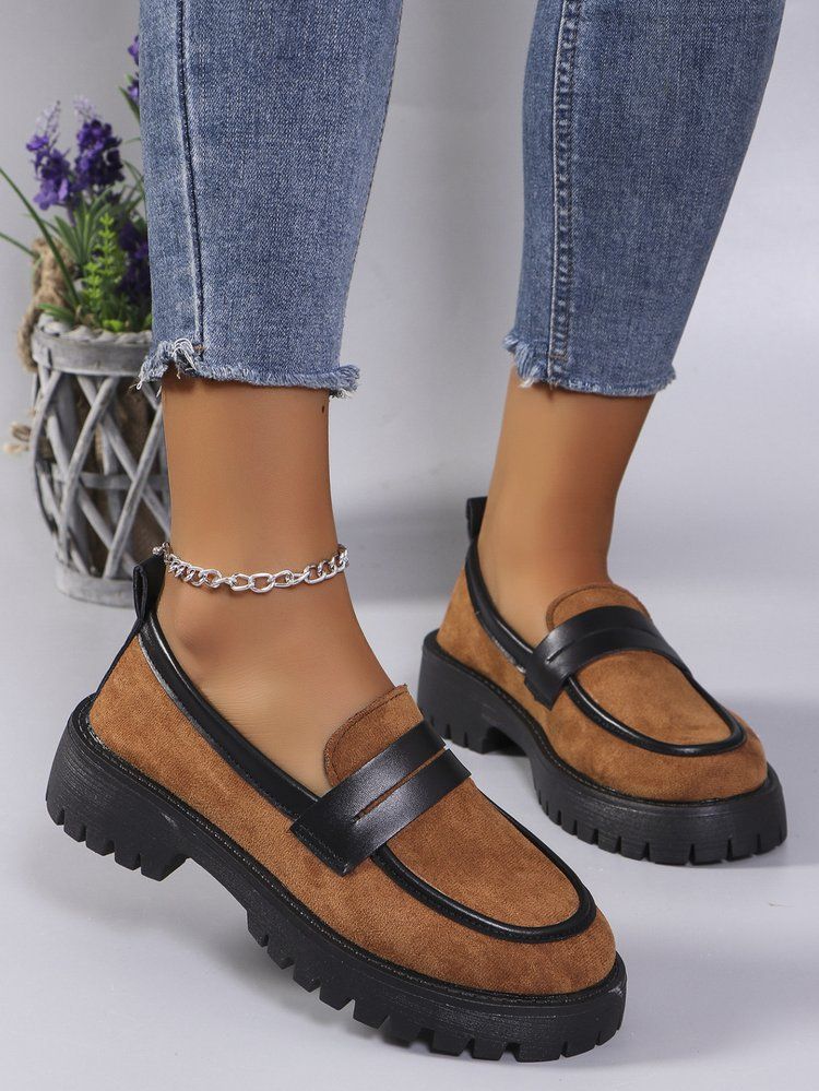 Large size loafer shoes 2024 new single shoe leopard print British style fashion shoes temperament 100 suede women's shoes 099