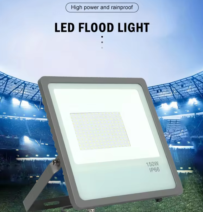 5PCS 100W TechTouch High Lumen IP66 Waterproof Aluminum Outdoor LED Flood Lights
