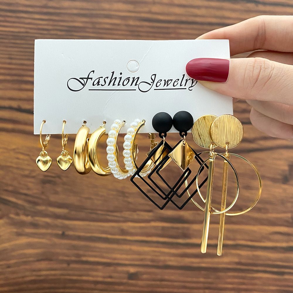 Pearl Silver Color Hoop Earrings Acrylic Dangle Earrings for Women Butterfly Twist Hollow Jewerly Girls Trendy Accessories
