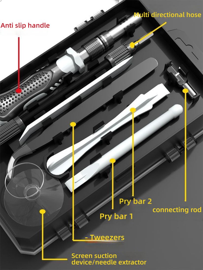 115-in-1 Precision Screwdriver Set - Magnetic Repair Tool Kit