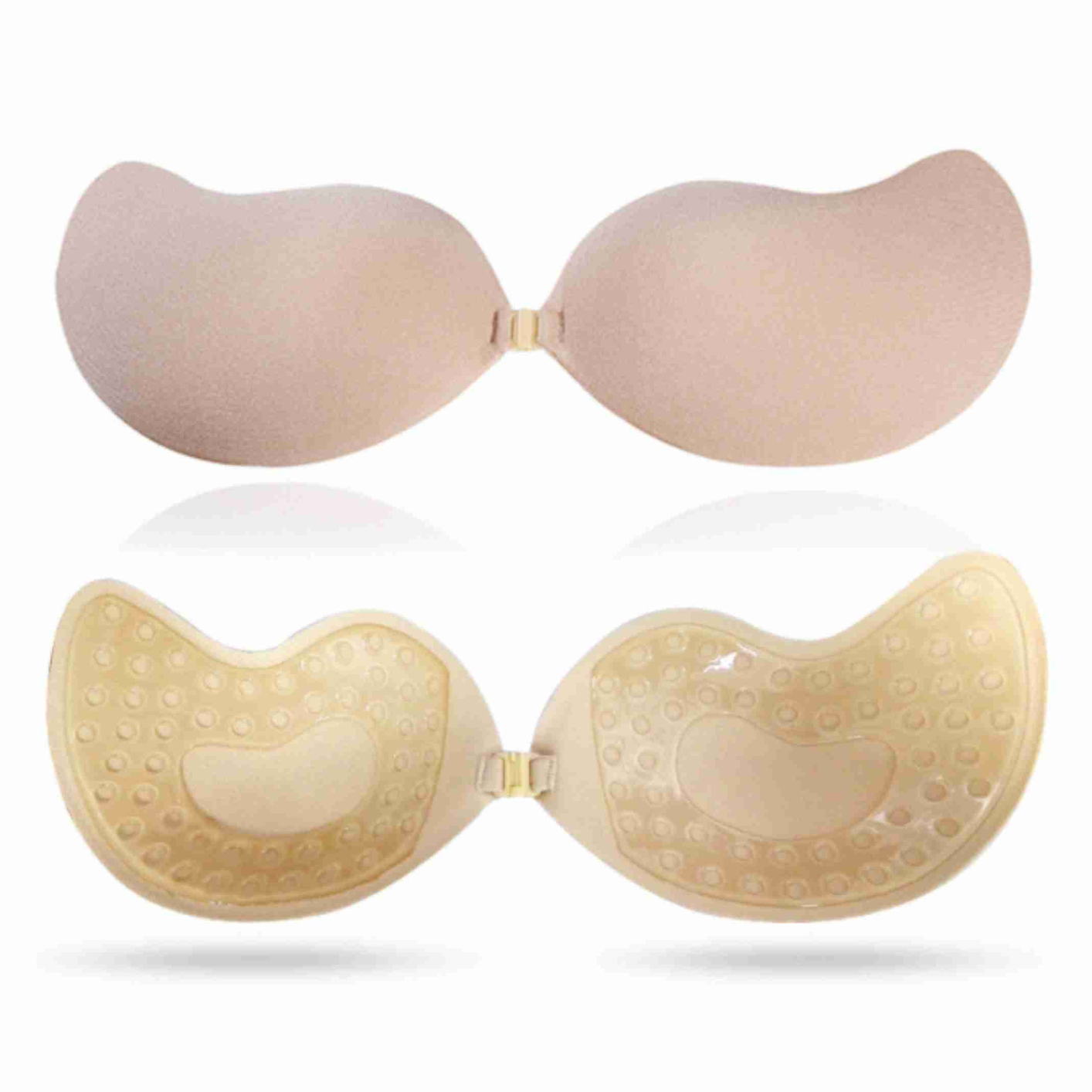 Mango Shaped Invisible Sticky Bra Push Up Breathable Adhesive Bra Women  Strapless Gathering Bra