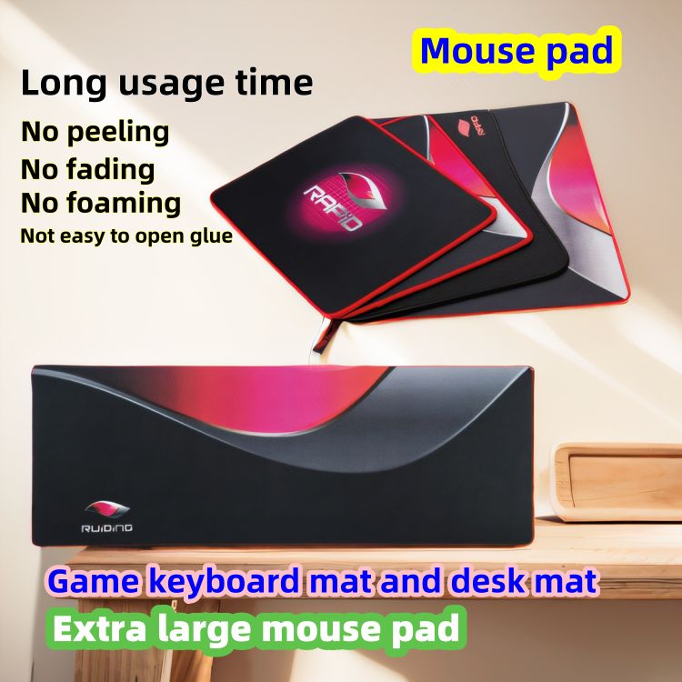 Mouse pad No peeling No fading No foaming Not easy to open glue Long usage time Precision locking edge Game keyboard mat and desk mat CRRSHOP Office gifts Extra large mouse pad