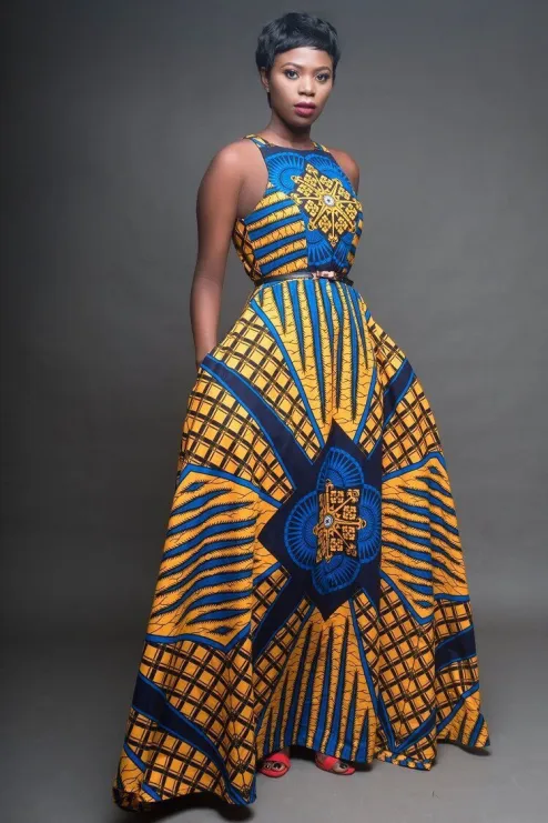 African 2024 round dresses