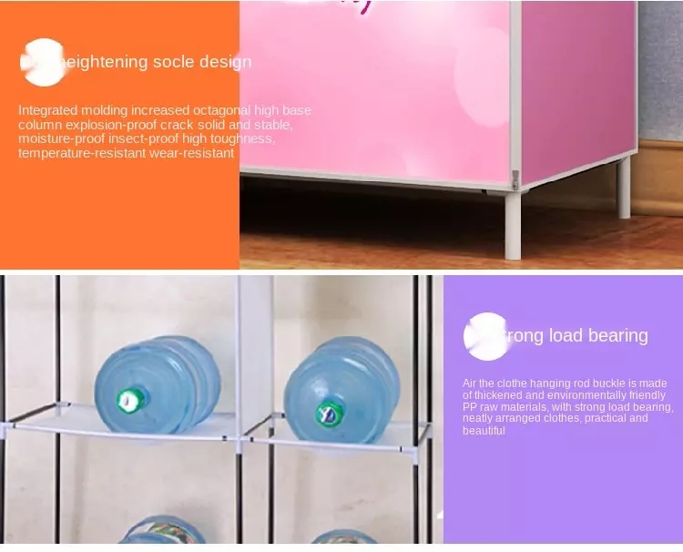 DIY Wardrobe Large Capacity Assemble Closets Portable Home Storage Clothes Organizer Closet