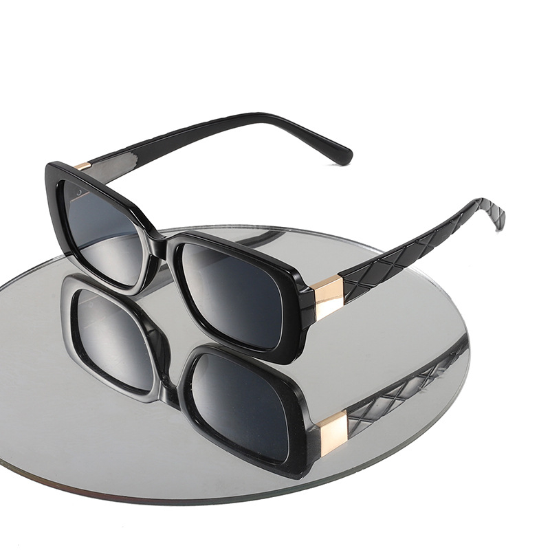 6731 Fashion Small Rectangle Women Sunglasses Retro Clear Blue Green Champagne Eyewear Shades UV400 Trending Men Sun Glasses