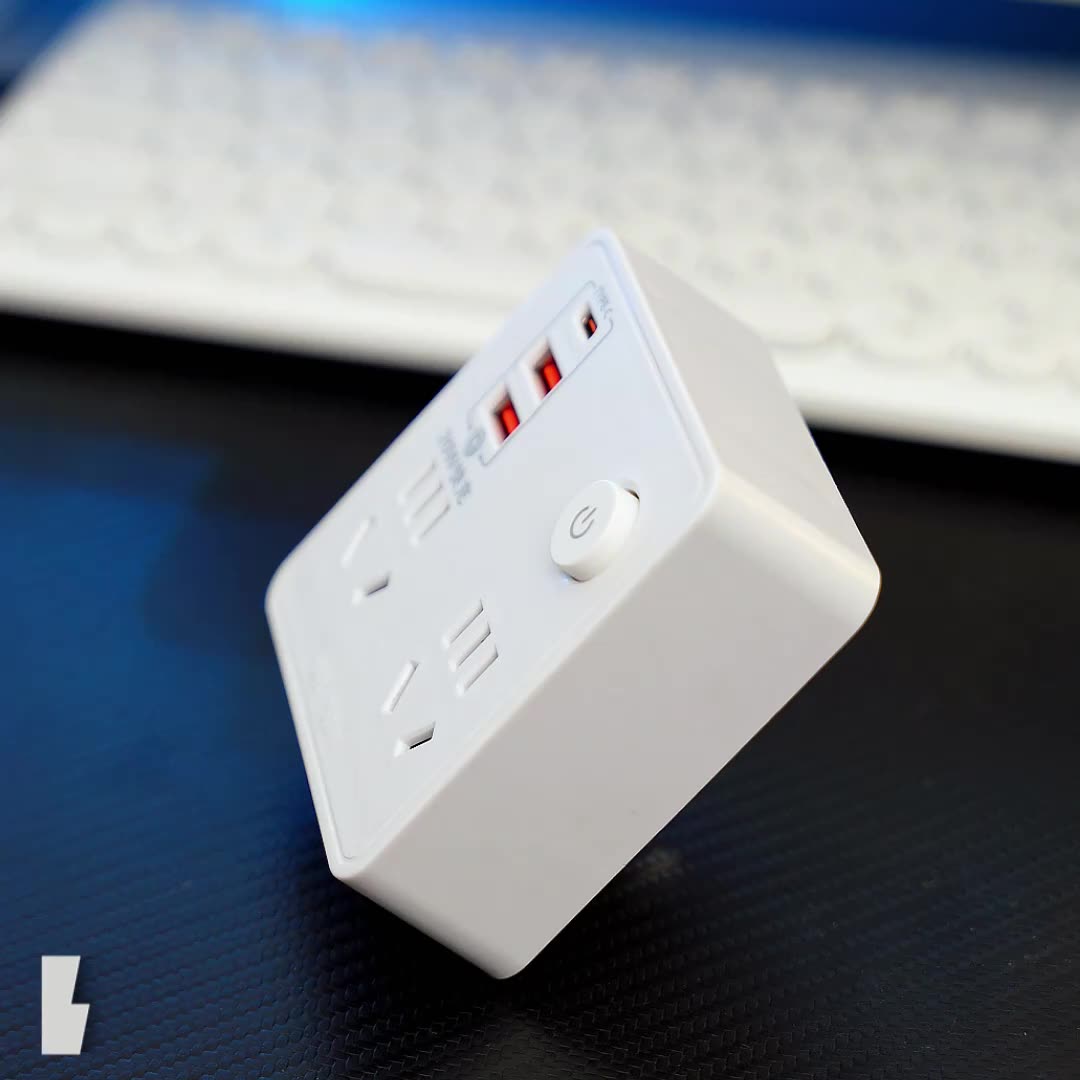 86-type converter socket, multifunctional USB fast charging night light conversion plug, one-to-many jack power strip board.