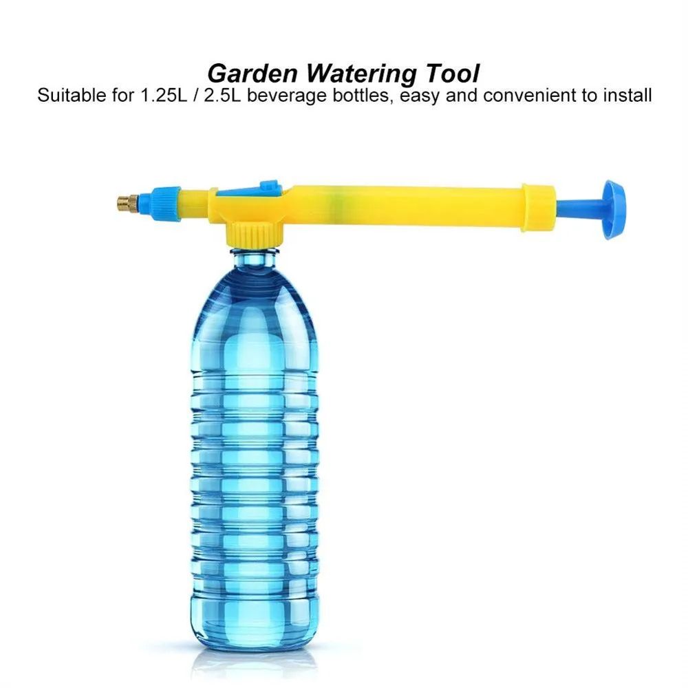 Manual High Pressure Air Pump Sprayer Adjustable Drink Bottle Spray Head Nozzle Garden Watering Tool Sprayer Agriculture Tools