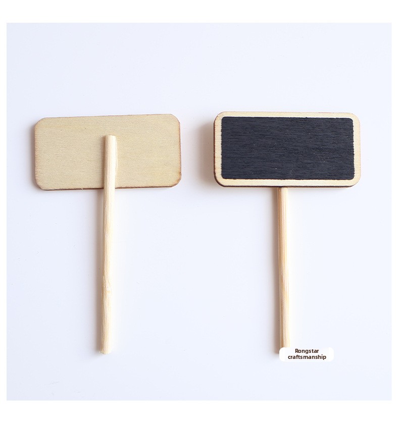 Mini chalkboard clip wooden display price tag sticky note clip mini photo clip small chalkboard
