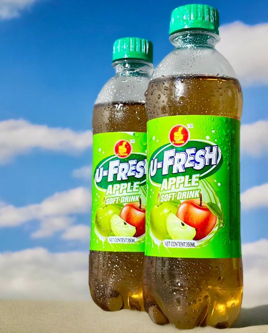 U-Fresh Carbonated ALL Flavors Soft Drink 350ml
