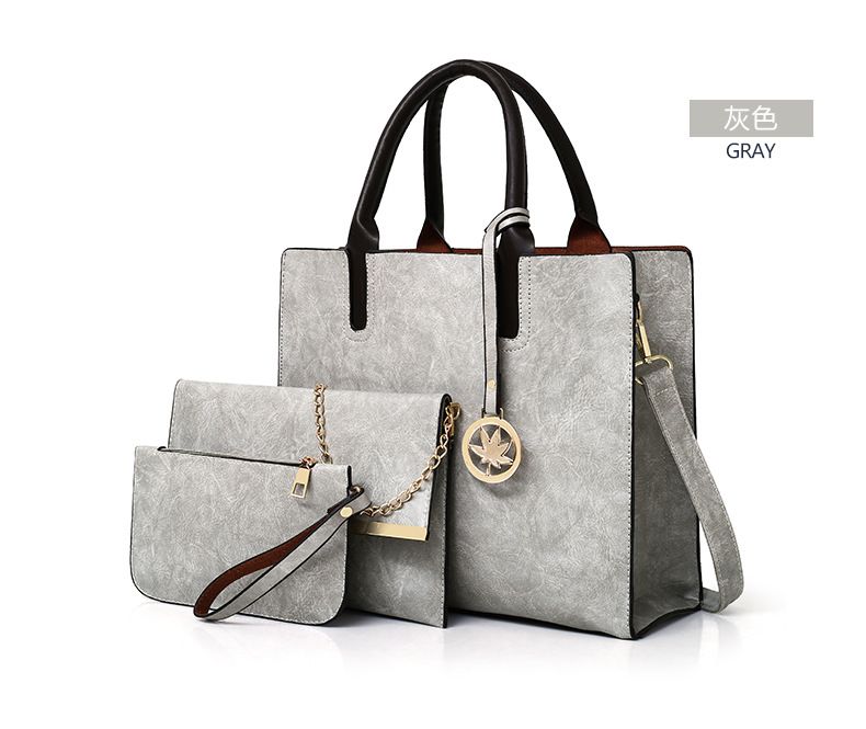 Large capacity women's bag 2024 new model mother bag mother bag Europe and the United States large bag multi-set shoulder bag 8824
